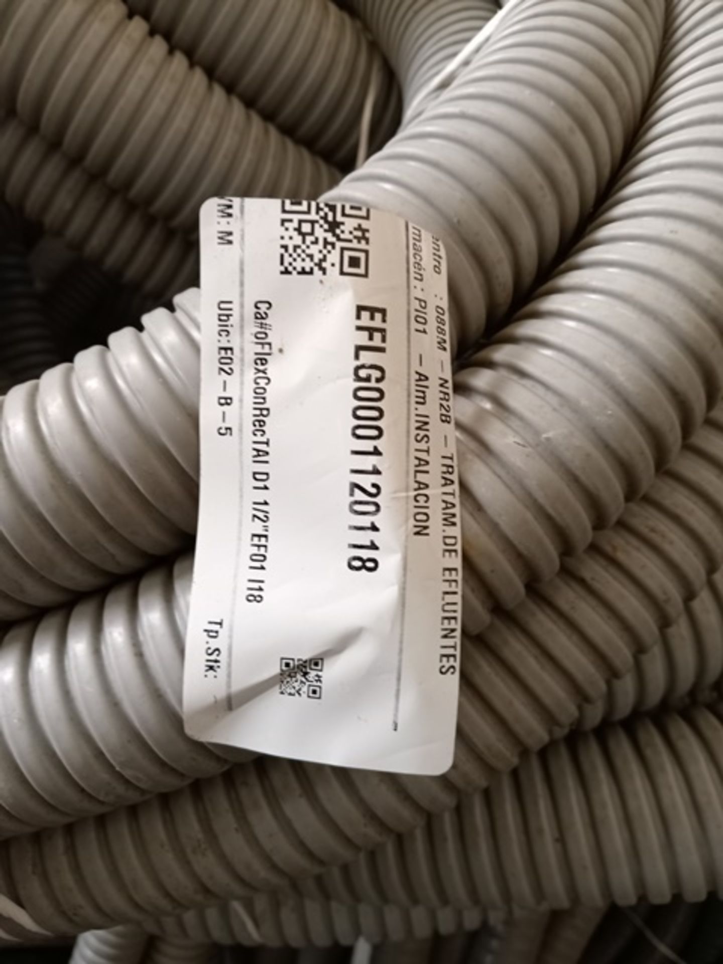 LOT OF (533) PIECES OF VARIOUS MATERIALS AND (154) MTS OF FLEXIBLE TUBE - Image 17 of 20