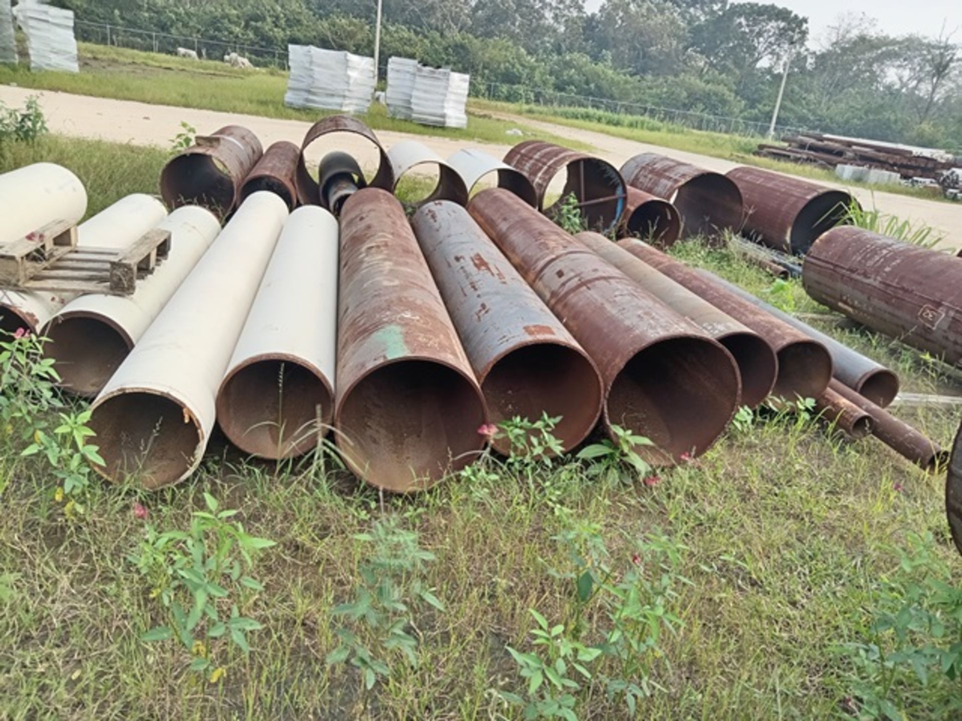 LOT OF APPROXIMATELY (55) METERS OF CARBON STEEL PIPE PIECES - Image 8 of 22