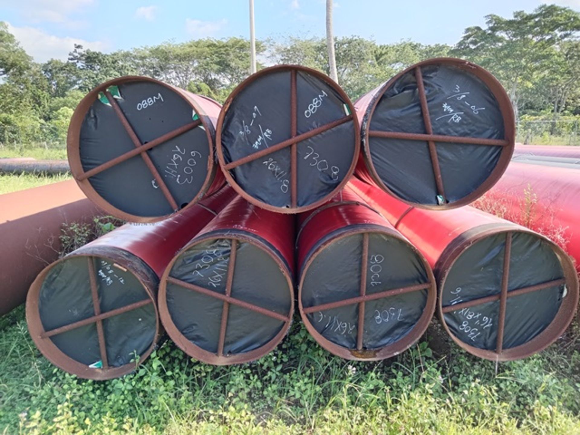 LOT OF APPROXIMATELY (86) METERS OF CARBON STEEL PIPE - Image 3 of 4