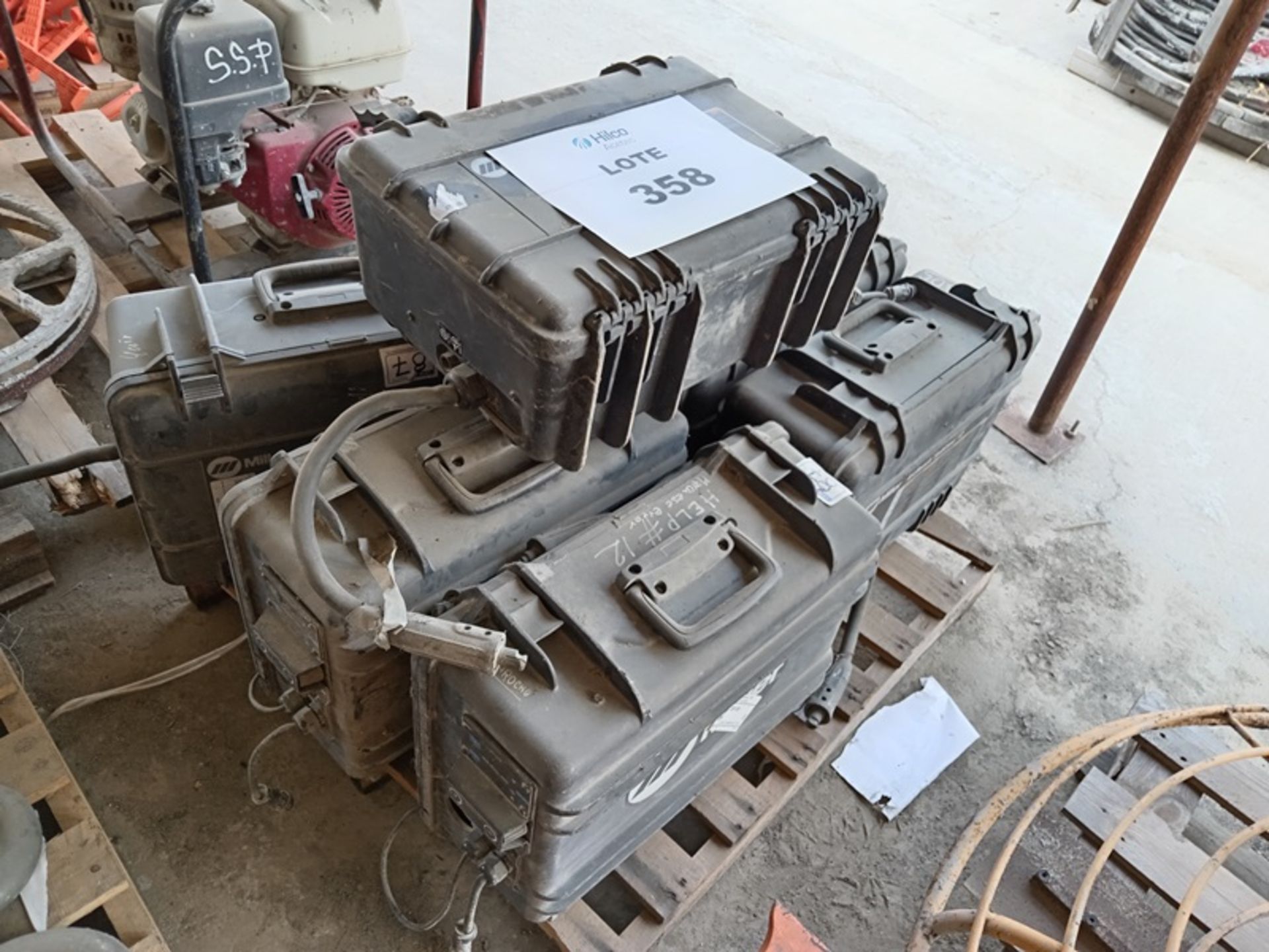 LOT OF (7) WIRE FEEDER