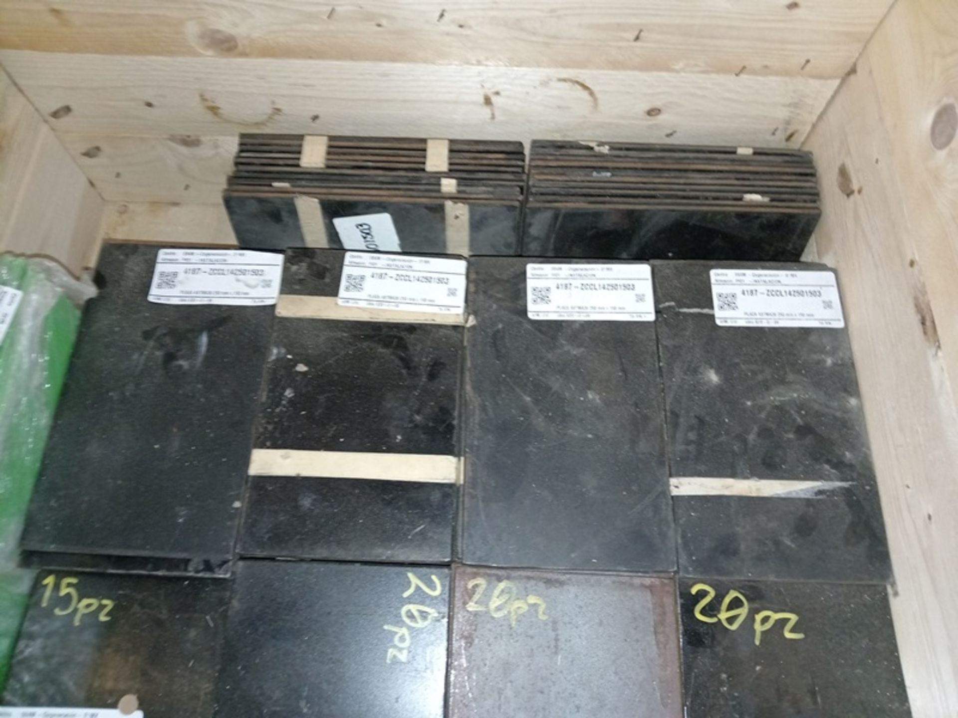 LOT OF (1,541) PIECES OF STEEL PLATES - Image 7 of 9