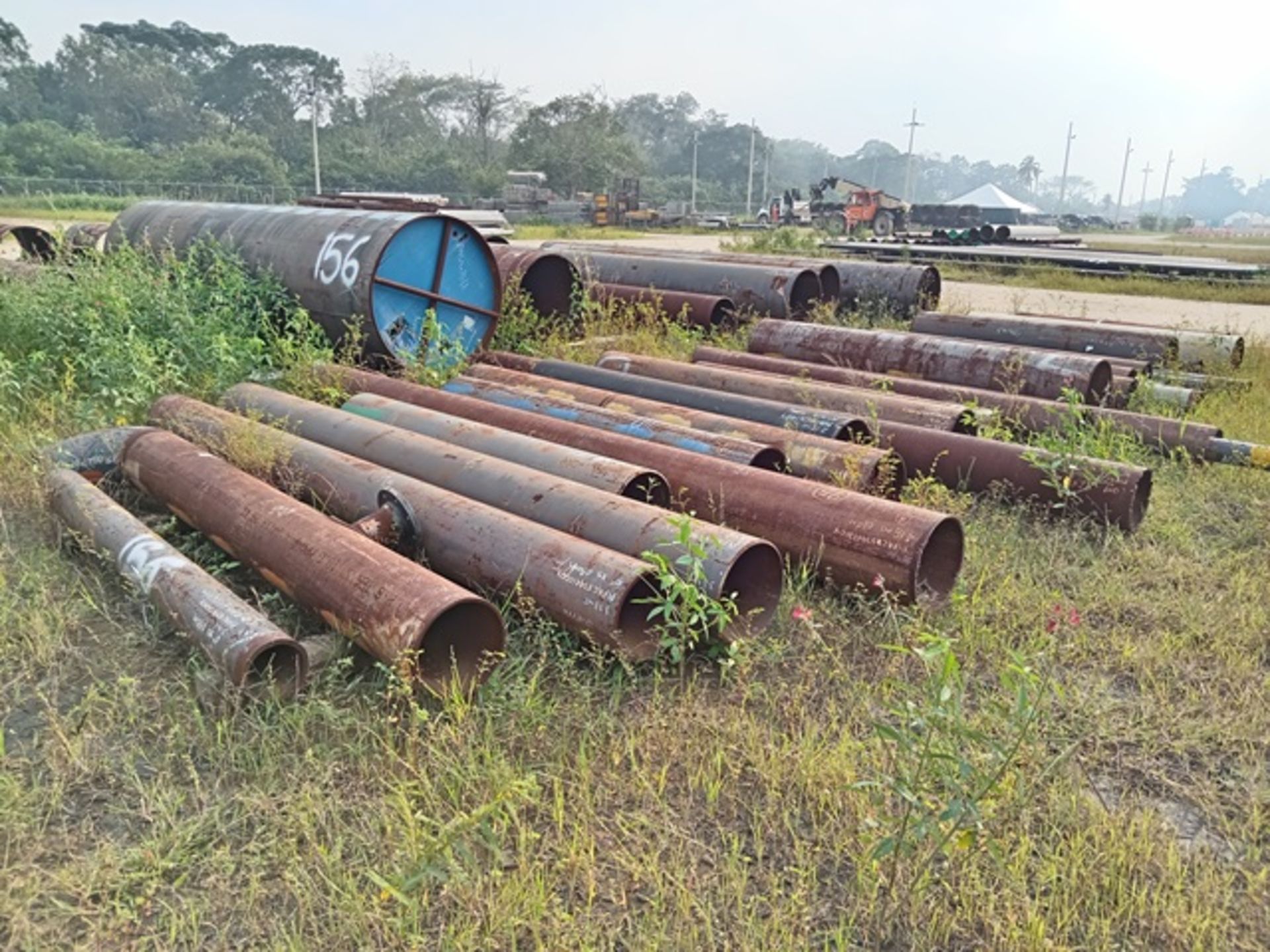 LOT OF APPROXIMATELY (55) METERS OF CARBON STEEL PIPE PIECES - Image 15 of 22