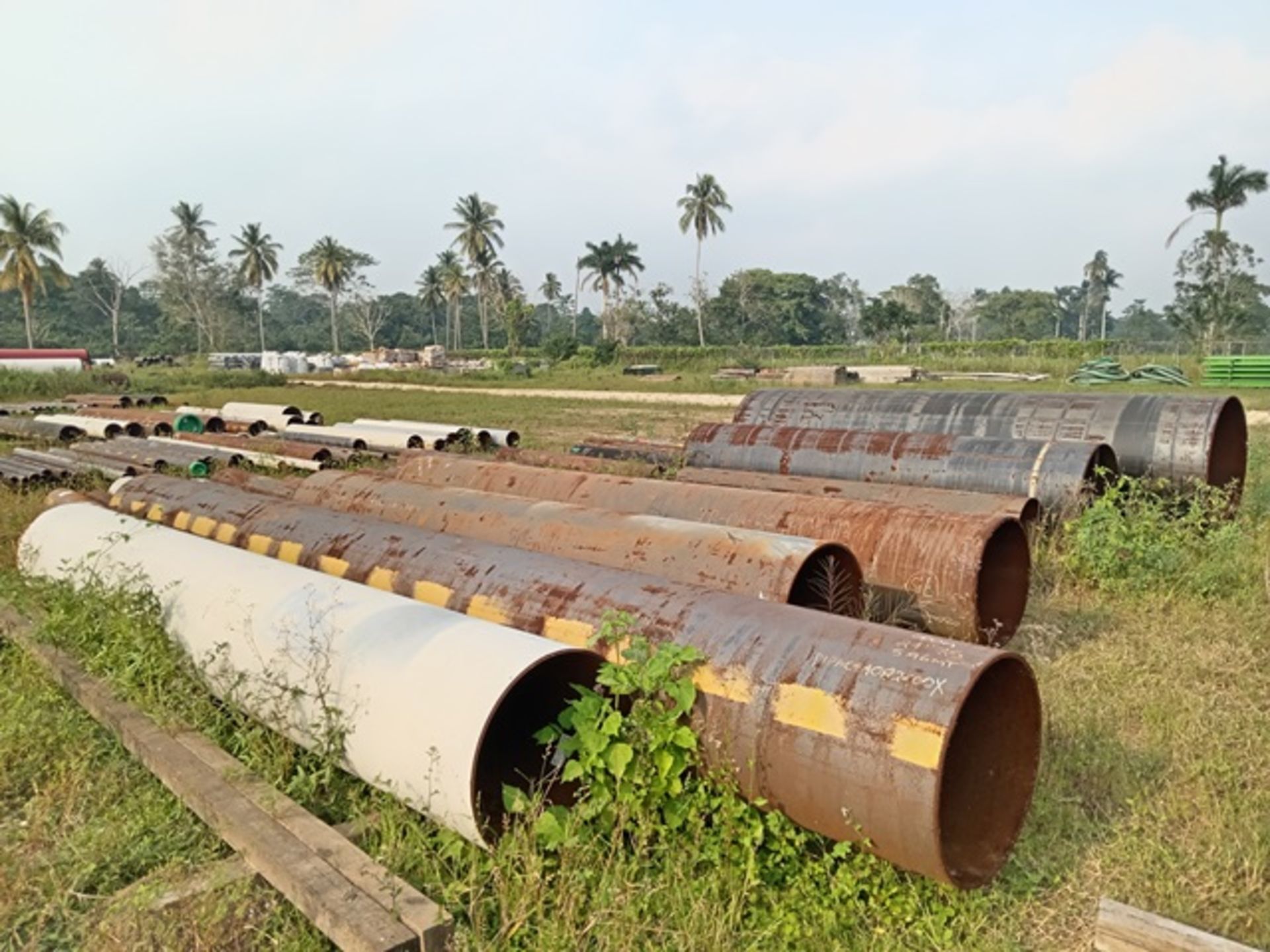 LOT OF APPROXIMATELY (55) METERS OF CARBON STEEL PIPE PIECES - Image 11 of 22