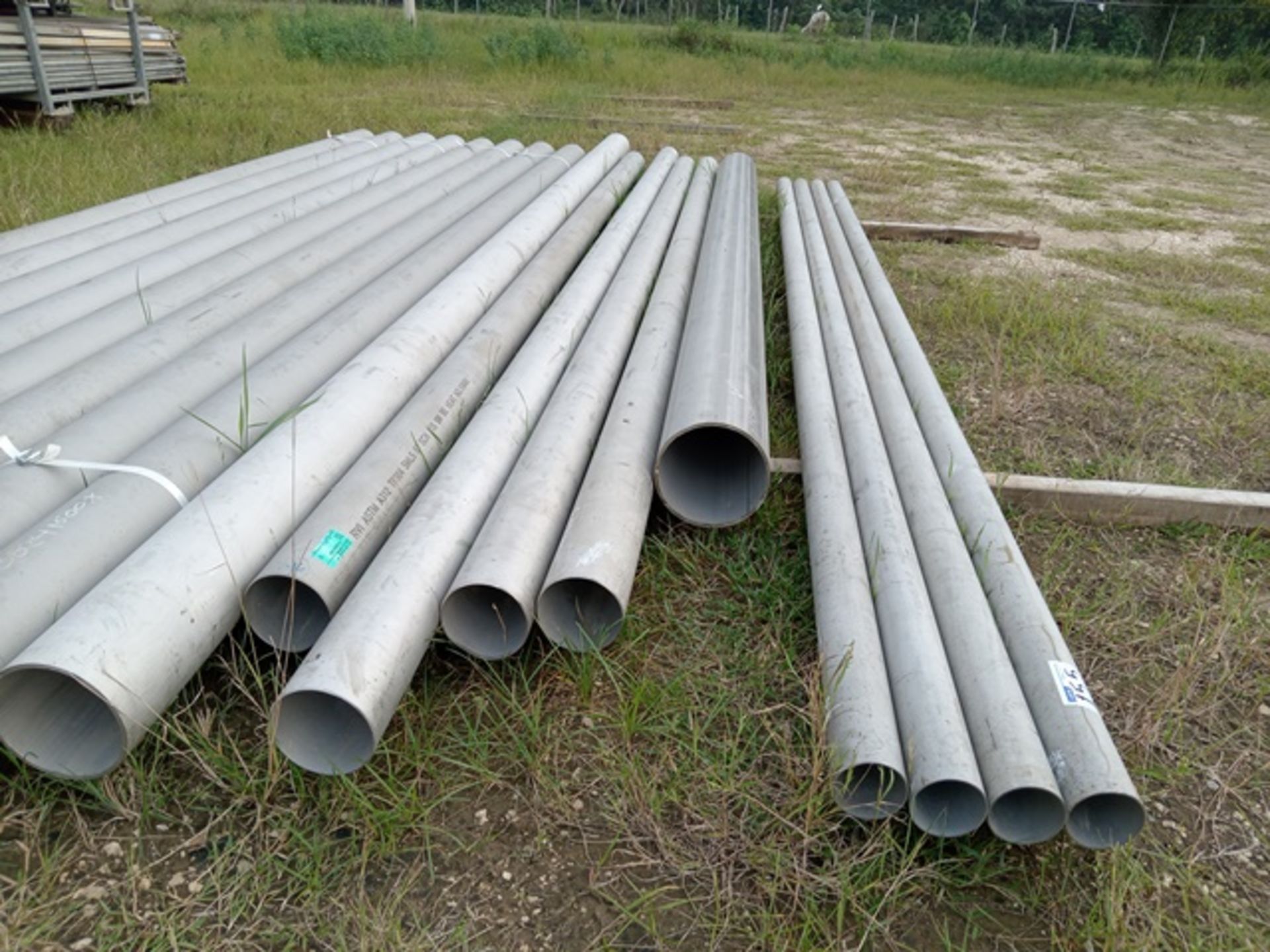LOT OF T-316 STAINLESS STEEL PIPE - Image 5 of 7