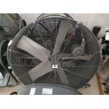 LOT OF (2) 42" HIGH POWER DRUM TYPE FANS