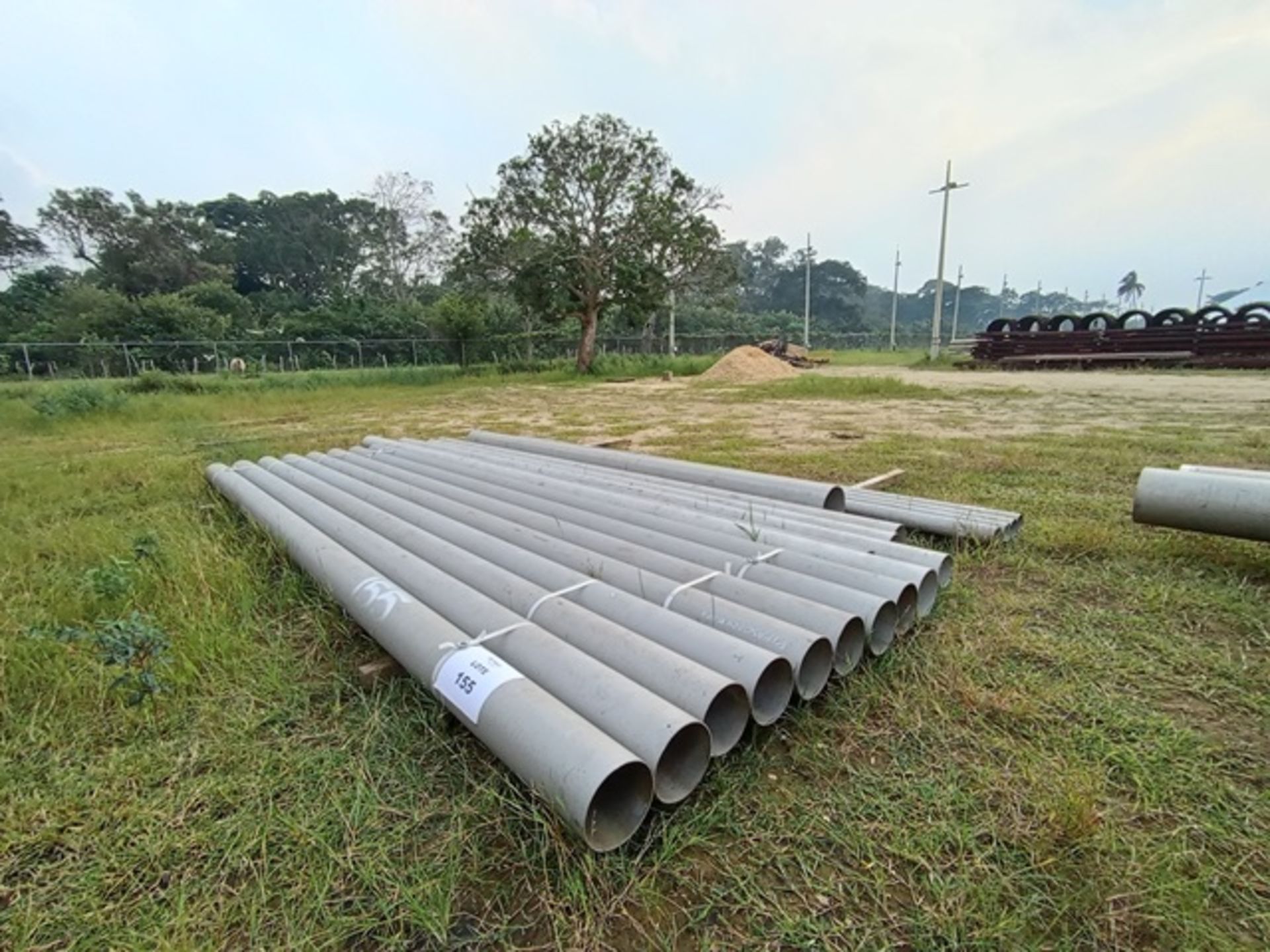 LOT OF T-316 STAINLESS STEEL PIPE