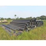 LOT OF (310) METERS OF CORRUGATED PVC PIPE