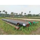 LOT OF APPROXIMATELY 287 METERS OF CARBON STEEL PIPE