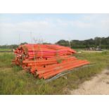 LOT OF (65) METERS CORRUGATED PVC PIPE