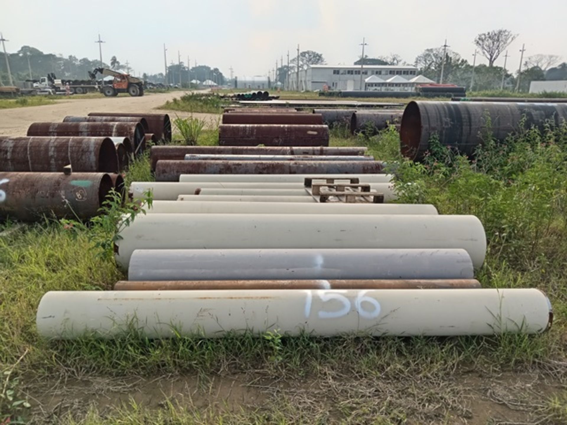 LOT OF APPROXIMATELY (55) METERS OF CARBON STEEL PIPE PIECES - Image 6 of 22