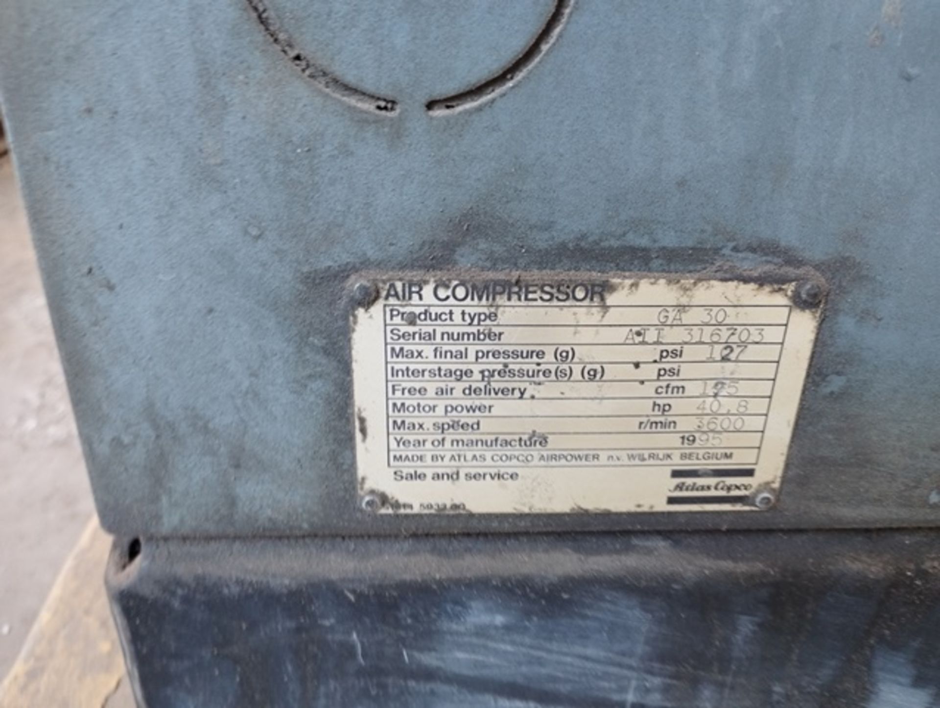 AIR COMPRESSOR - Image 2 of 3