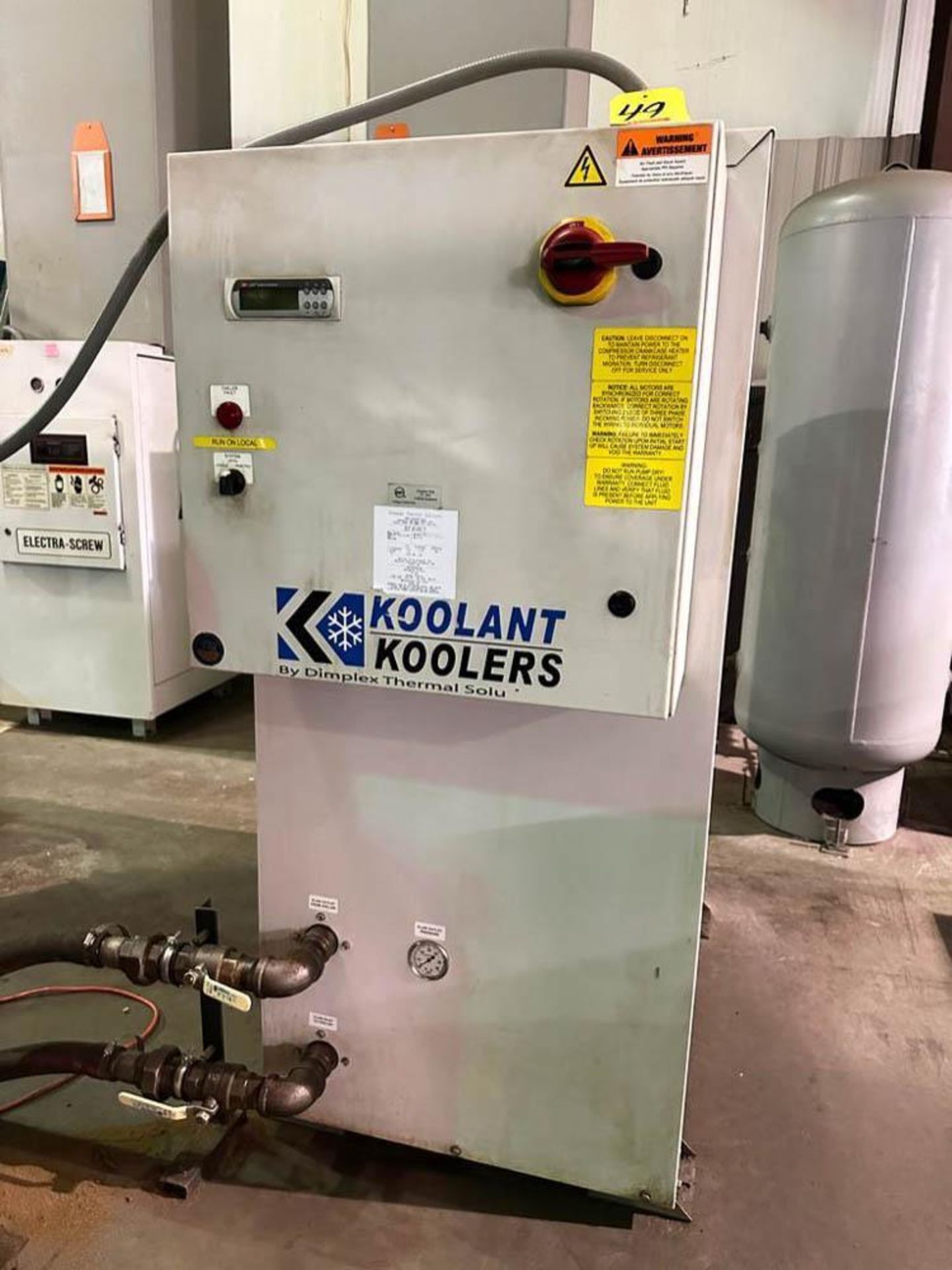 Koolant Koolers Chiller, Model: AVI-5000-M, S/N: W026808-C01