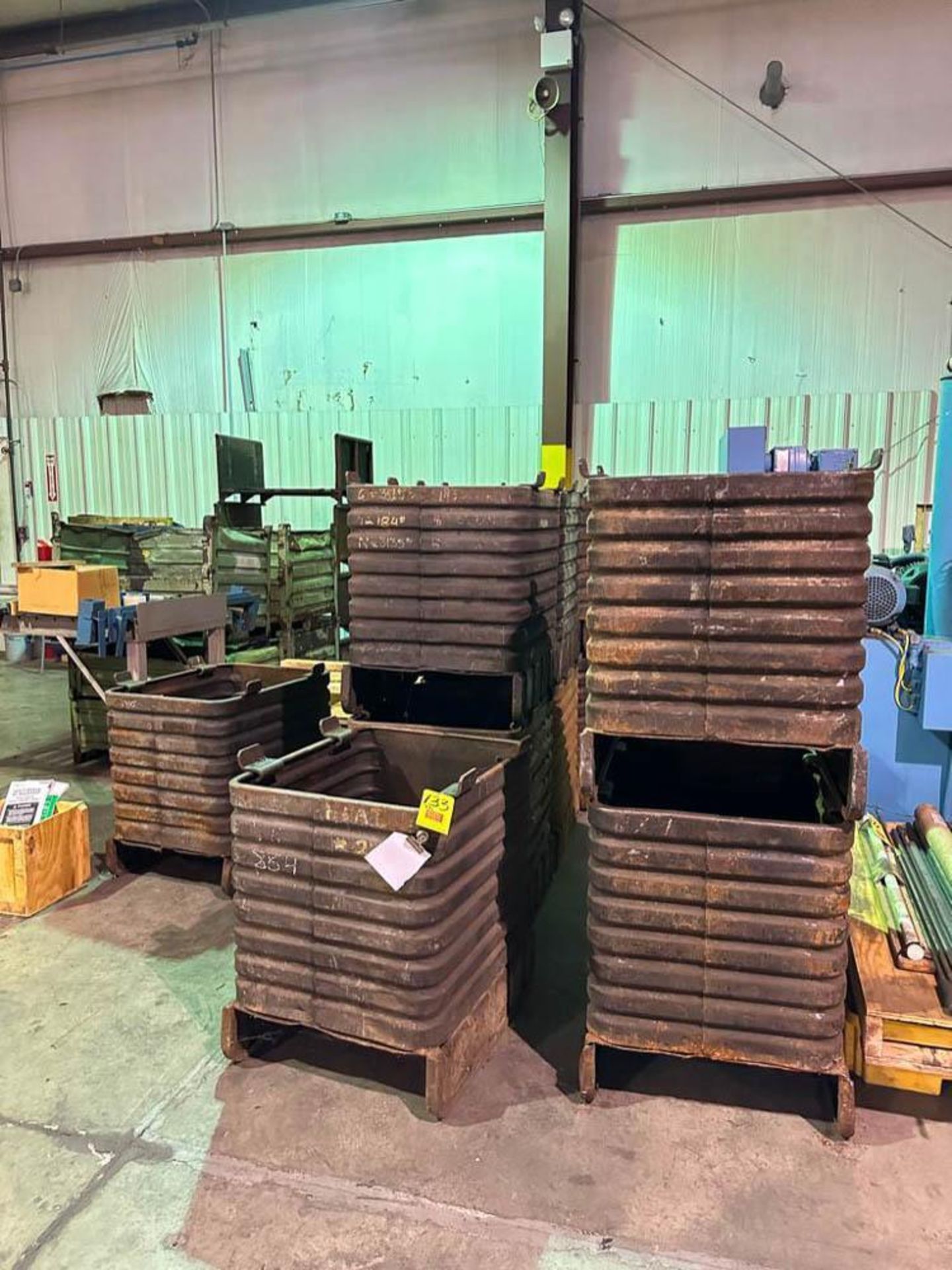 Steel Totes: 30" x 2' x 2'