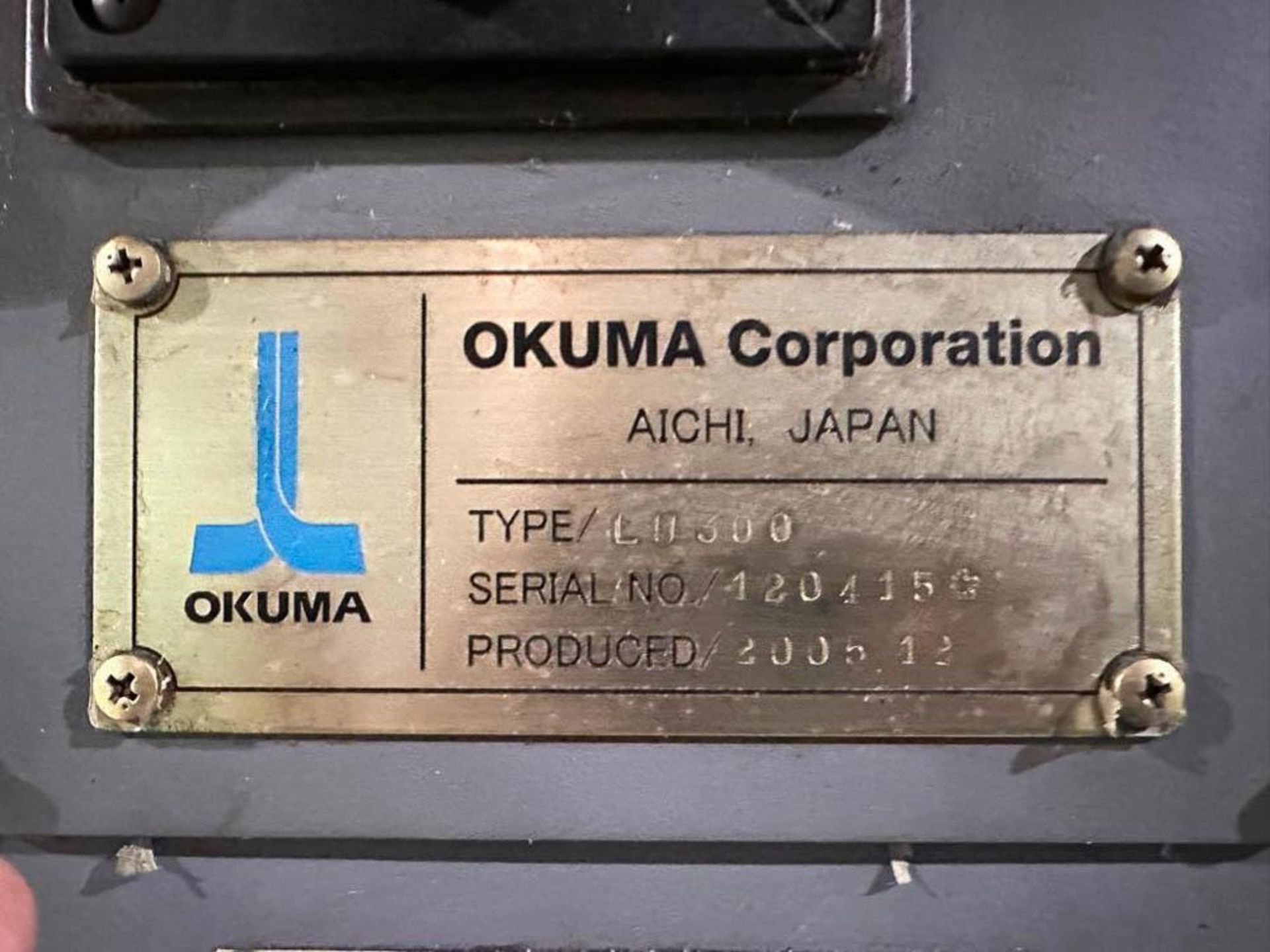 2013 Okuma Simulturn CNC Lathe, Model: LU300, S/N: 120415 with OSP-P100 HMI and Fork Clamp - Image 3 of 10