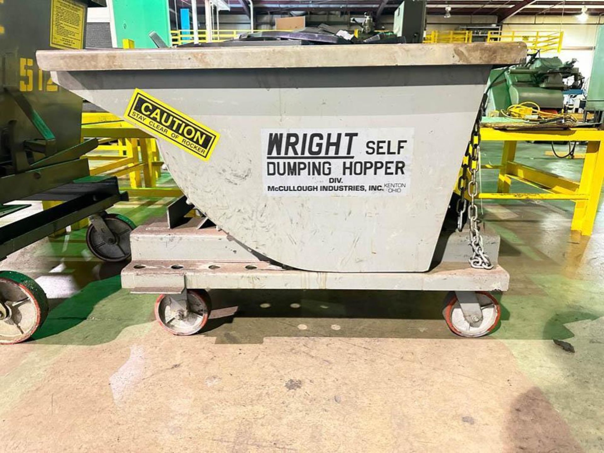 Wright Portable Fork Mounted Self-Dumping Hopper, Model: 2577