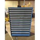 Lista 14-Drawer Cabinet with Bushings, Snap Guides, Bits, Wear Pads and Chanfers