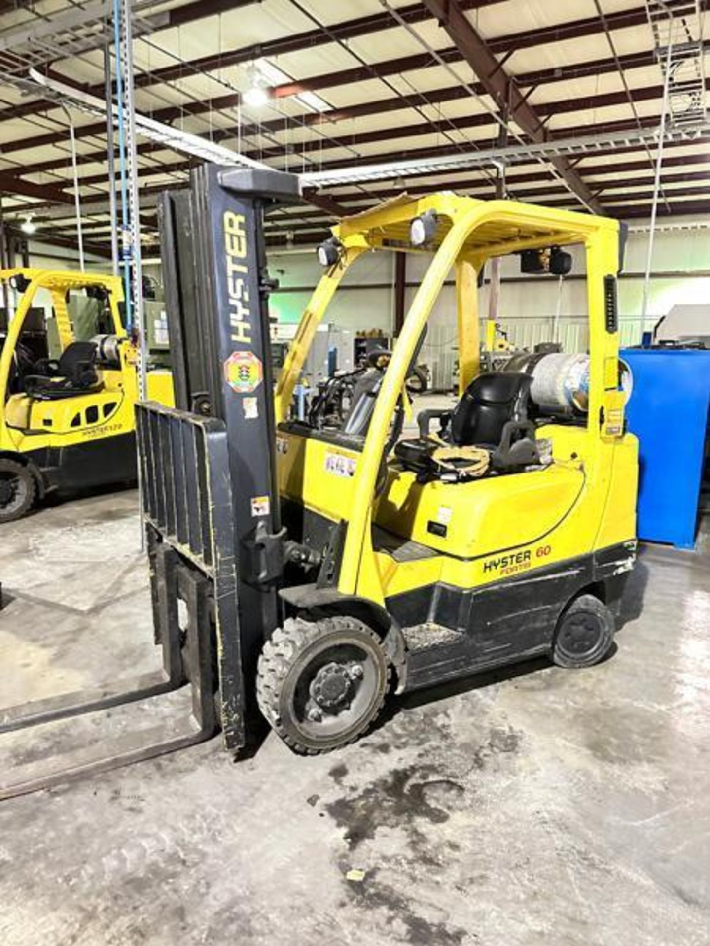 2009 Hyster 5,500 LB Capacity LP Fork Truck, Model: S60 FT, S/N: F187V14384G - Image 4 of 7