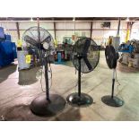 Assorted Stand-Mounted Fans