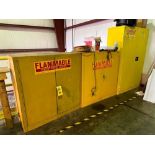 Flammable 45 Gallon Capacity Storage Cabinets (Contents Not Included)