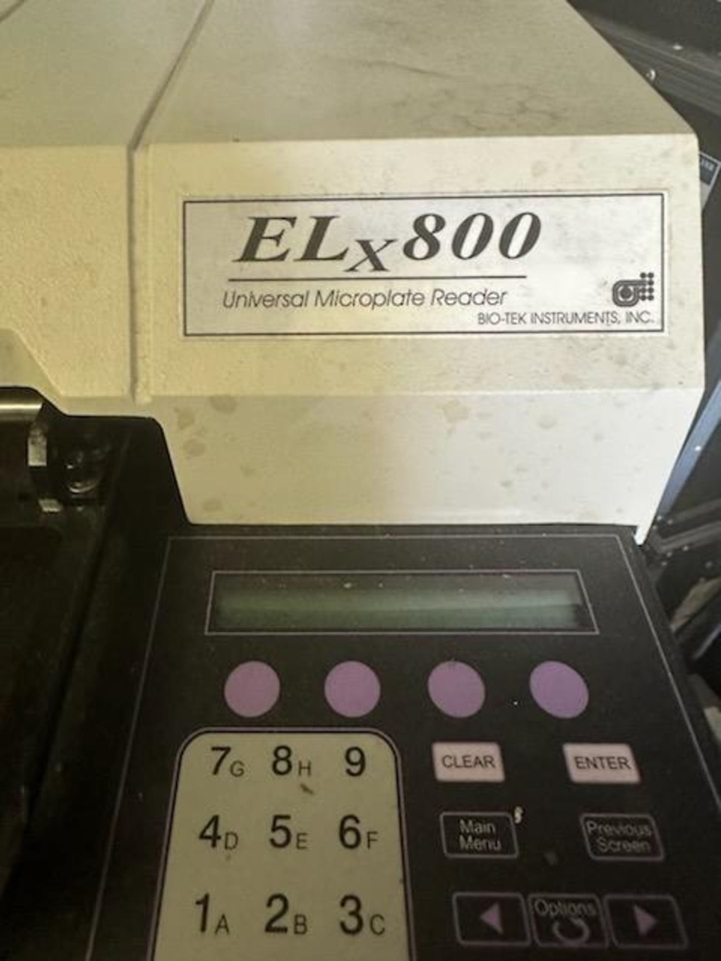 Bio-Tek Instruments ELX 800 Universal Microplate Reader, S/N: 187728 - Image 3 of 5