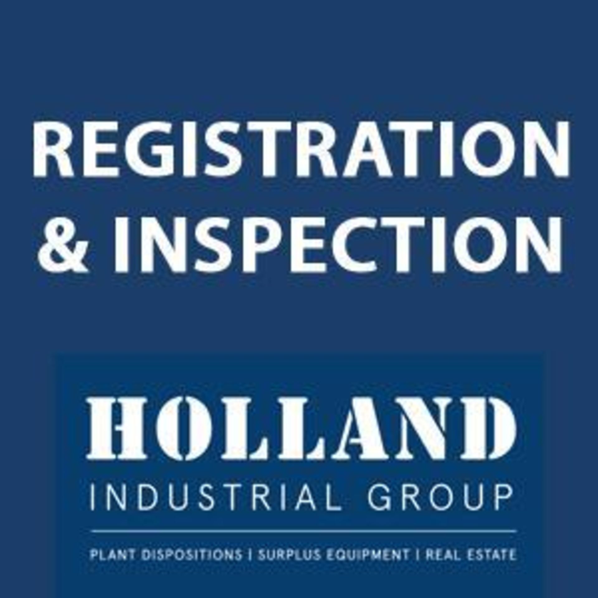 REGISTRATION & INSPECTION