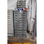 11-Drawer Heavy Duty Organizer Cabinet with Bearings, Seals, Bushings and Parts