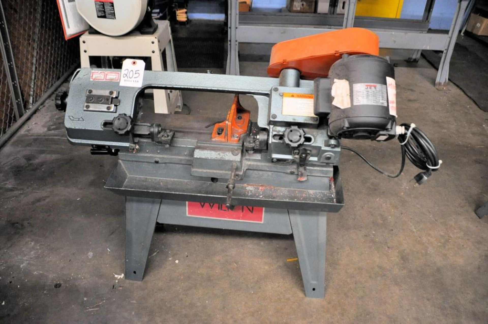 Wilton Model 3Z990 7 in. x 10 in. Capacity Horizontal Bandsaw, S/N: 0944749, 1/2-HP, 1,720-RPM,