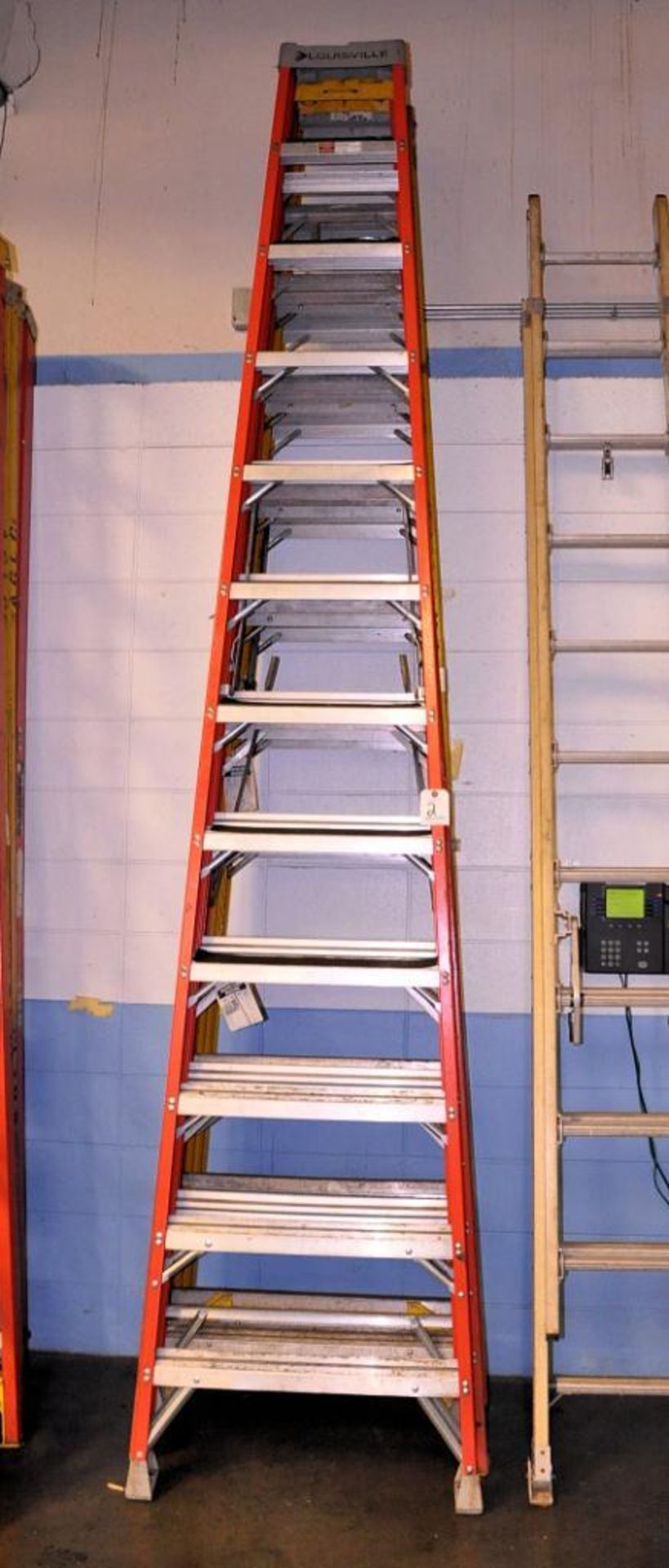 Lot - (2) 12 ft. Fiberglass Step Ladders