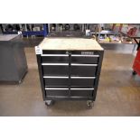 Craftsman Black 5-Drawer Rolling Toolbox with Craftsman 4-Drawer Rolling Toolbox