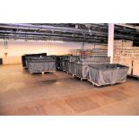 Lot - Portable Laundry Carts in (2) Rows