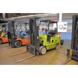 Clark Model GCS25MB 4,500-lb. Capacity LP-Gas Forklift Truck, S/N: G138MB-0973-6963K0F