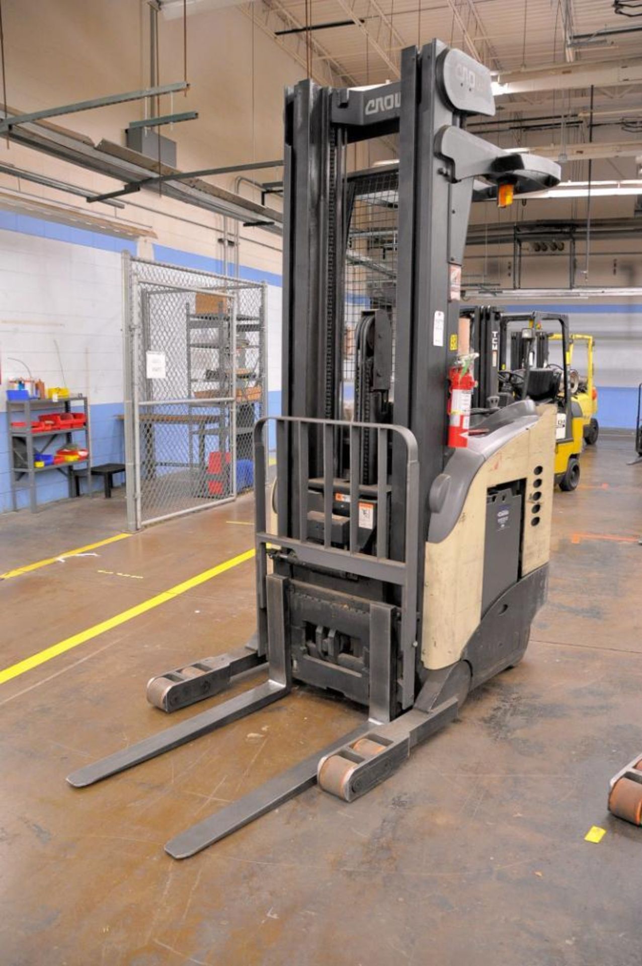 Crown 5200 Series 3,000-lb. Capacity Electric Standup Forklift Truck, S/N: 1A248393