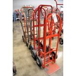 Lot - (7) 2-Wheel Hand Carts