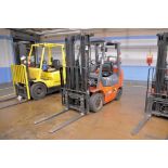 Toyota Model 7FGCU25 4,500-lb. Capacity LP-Gas Forklift Truck, S/N: 04924