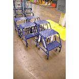 Lot - (5) 16 in. Wide 2-Step Rolling Stairs