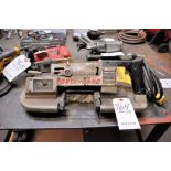 Porter Cable Model 725 Heavy Duty 6.0-Amp Portable Bandsaw, S/N: 409278