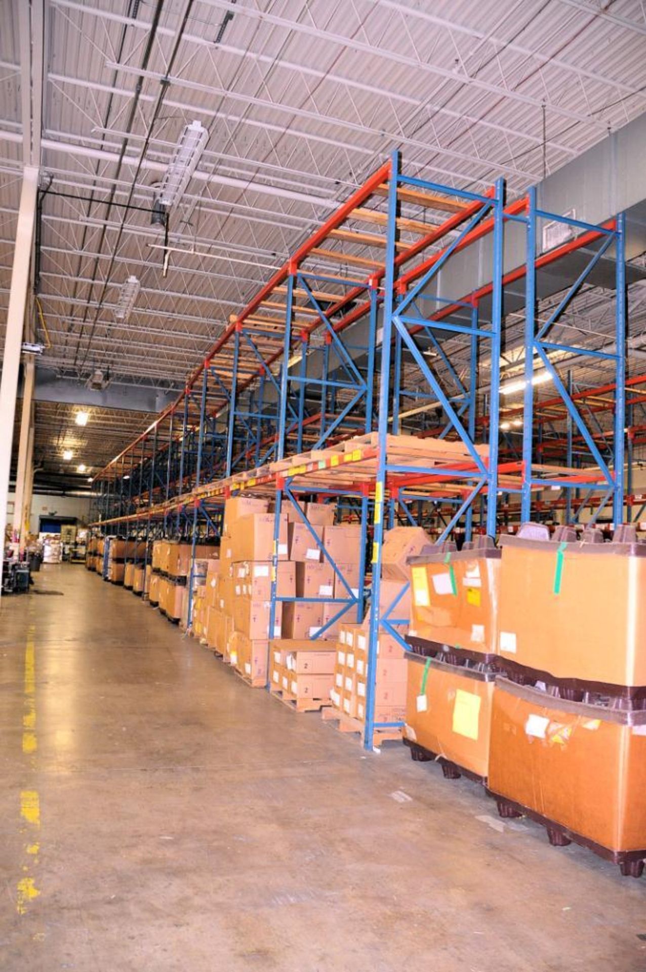 Lot - (30) Sections of 96 in. Wide x 42 in. Deep x 168 in. High Pallet Rack - Image 2 of 2