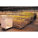 Lot - Portable Wire Baskets in (1) Row