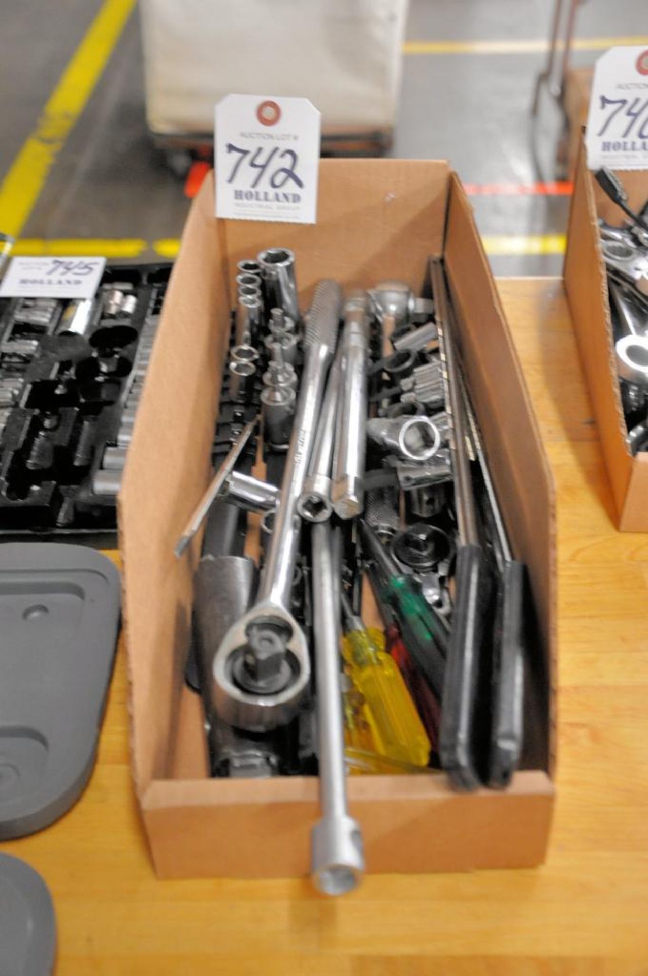 Lot - Ratchets and Sockets in (1) Box