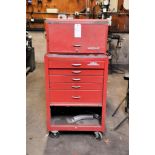 Dayton 5-Drawer Rolling Toolbox with Waterloo 6-Drawer Flip-Top Box