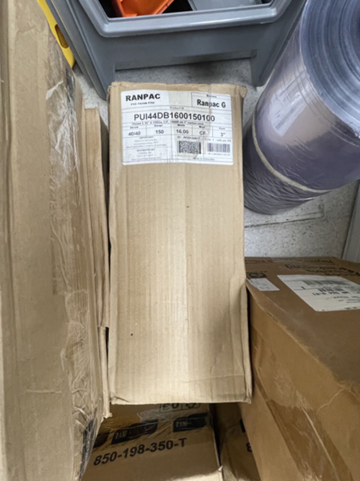 LOT - APPROXIMATELY (25) BOXES OF ASSORTED PVC SHRINK FILM - Image 7 of 11