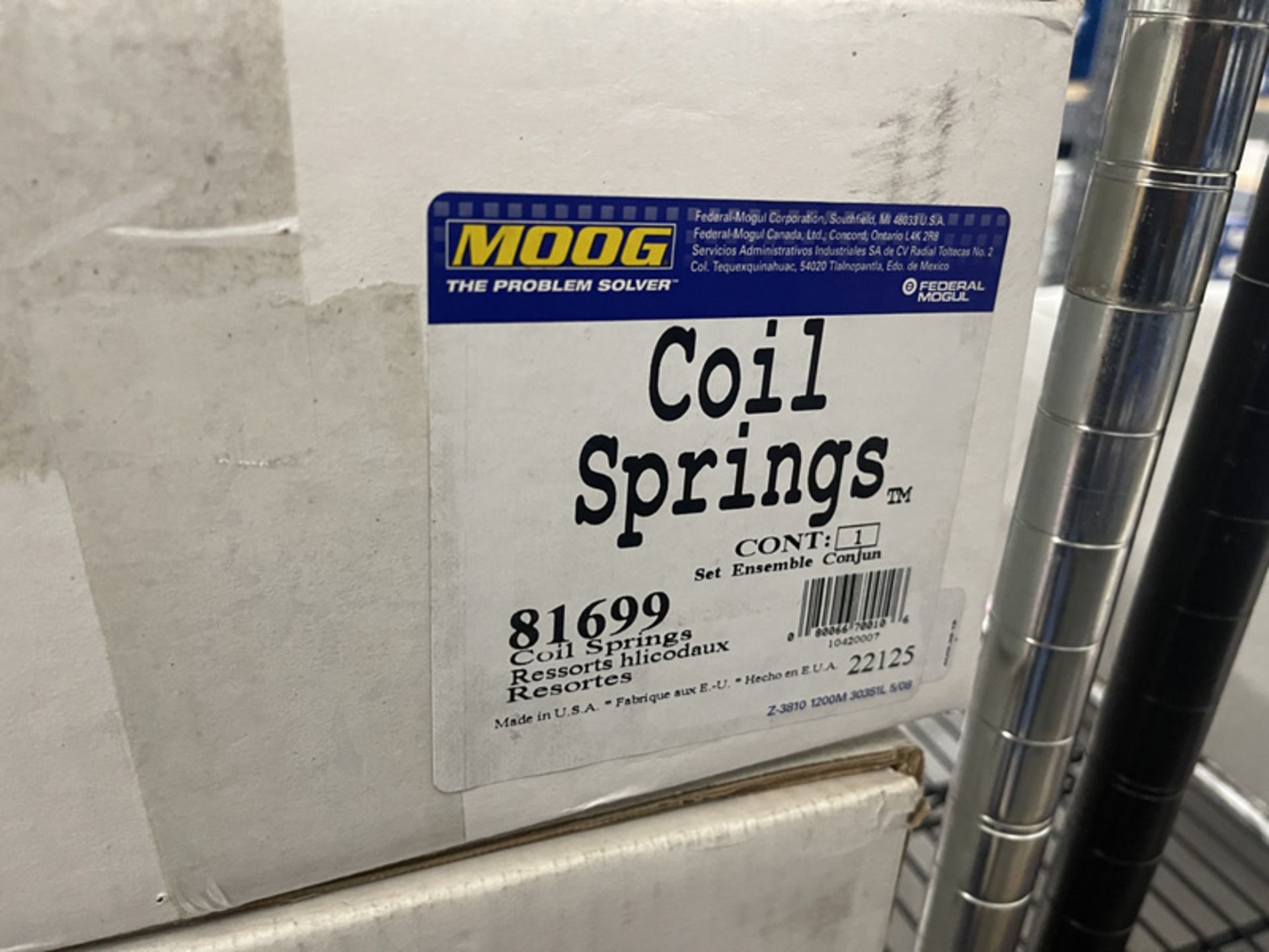 LOT - (6) ASSORTED COIL SPRINGS, (1) BOX OF MAXPEEDING RODS - Image 7 of 13