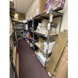 (4) 6' X 3' SHELVING UNITS (NO CONTENTS)