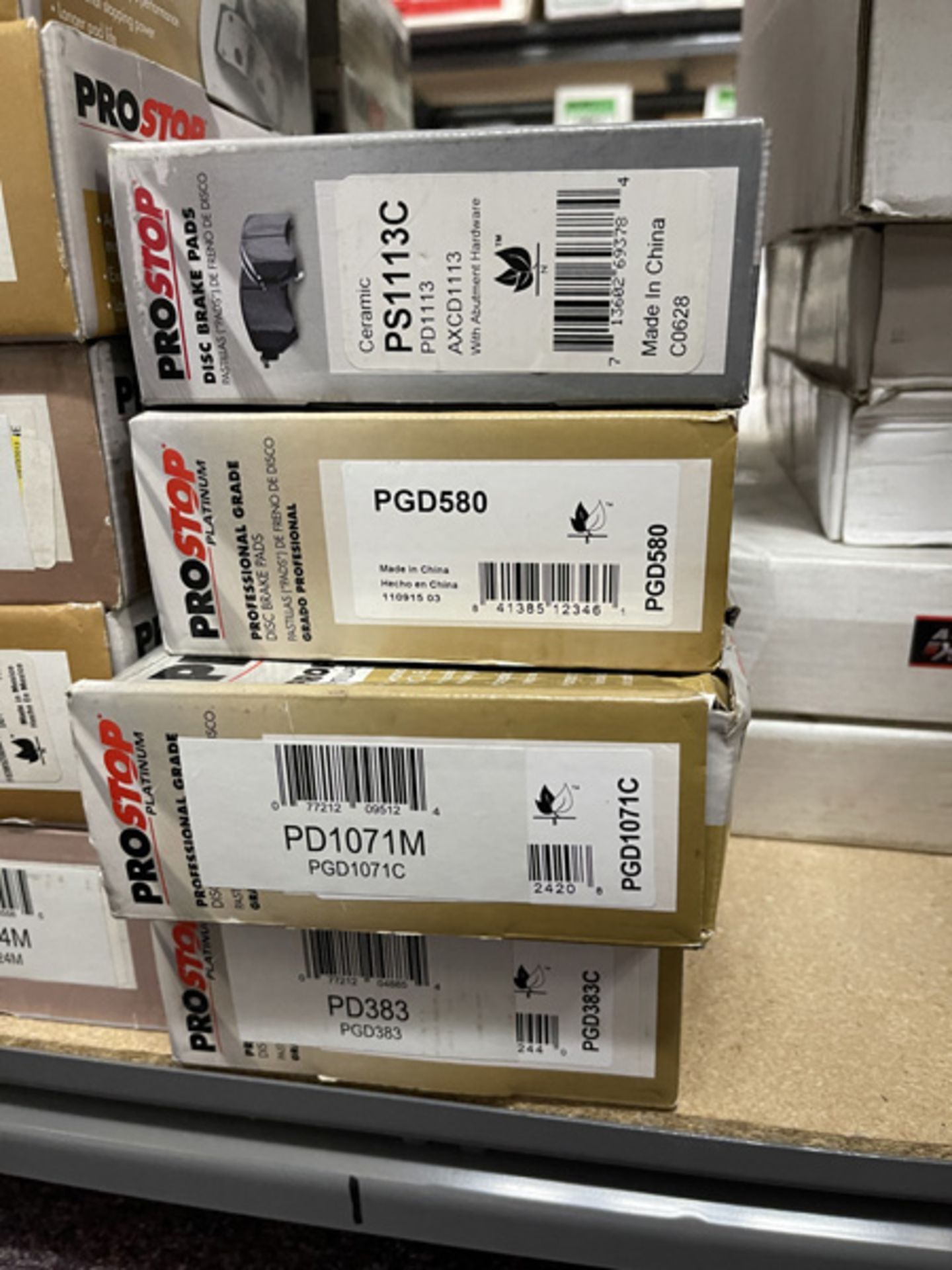 LOT - APPROXIMATELY (36) ASSORTED PROSTOP DISC BRAKE PADS. (2) PROSTOP BRAKE DRUMS, (5) PROSTOP BRAK - Image 9 of 11