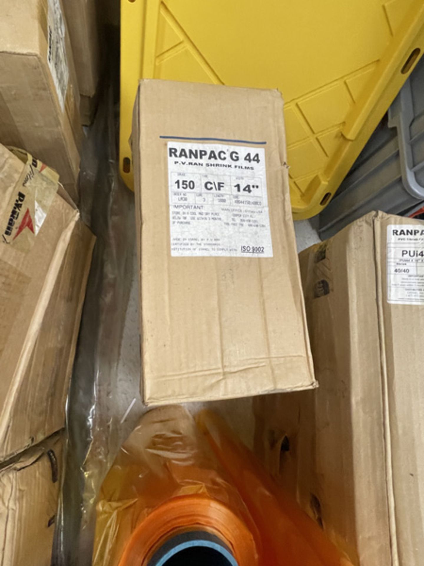 LOT - APPROXIMATELY (25) BOXES OF ASSORTED PVC SHRINK FILM - Image 5 of 11