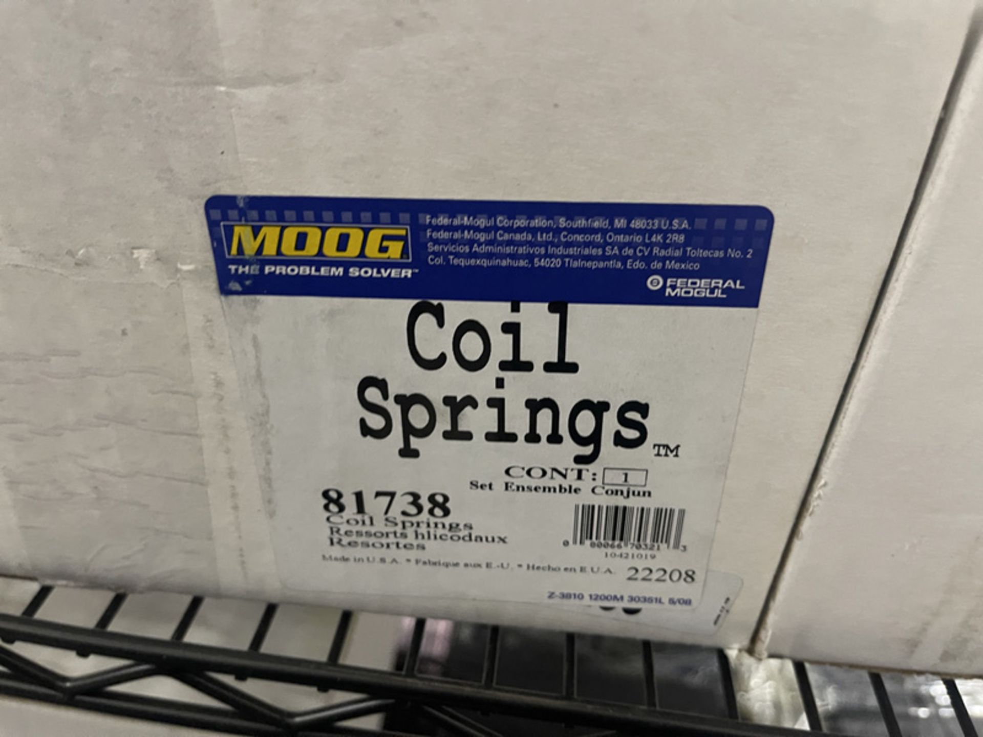 LOT - (6) ASSORTED COIL SPRINGS - Image 2 of 7
