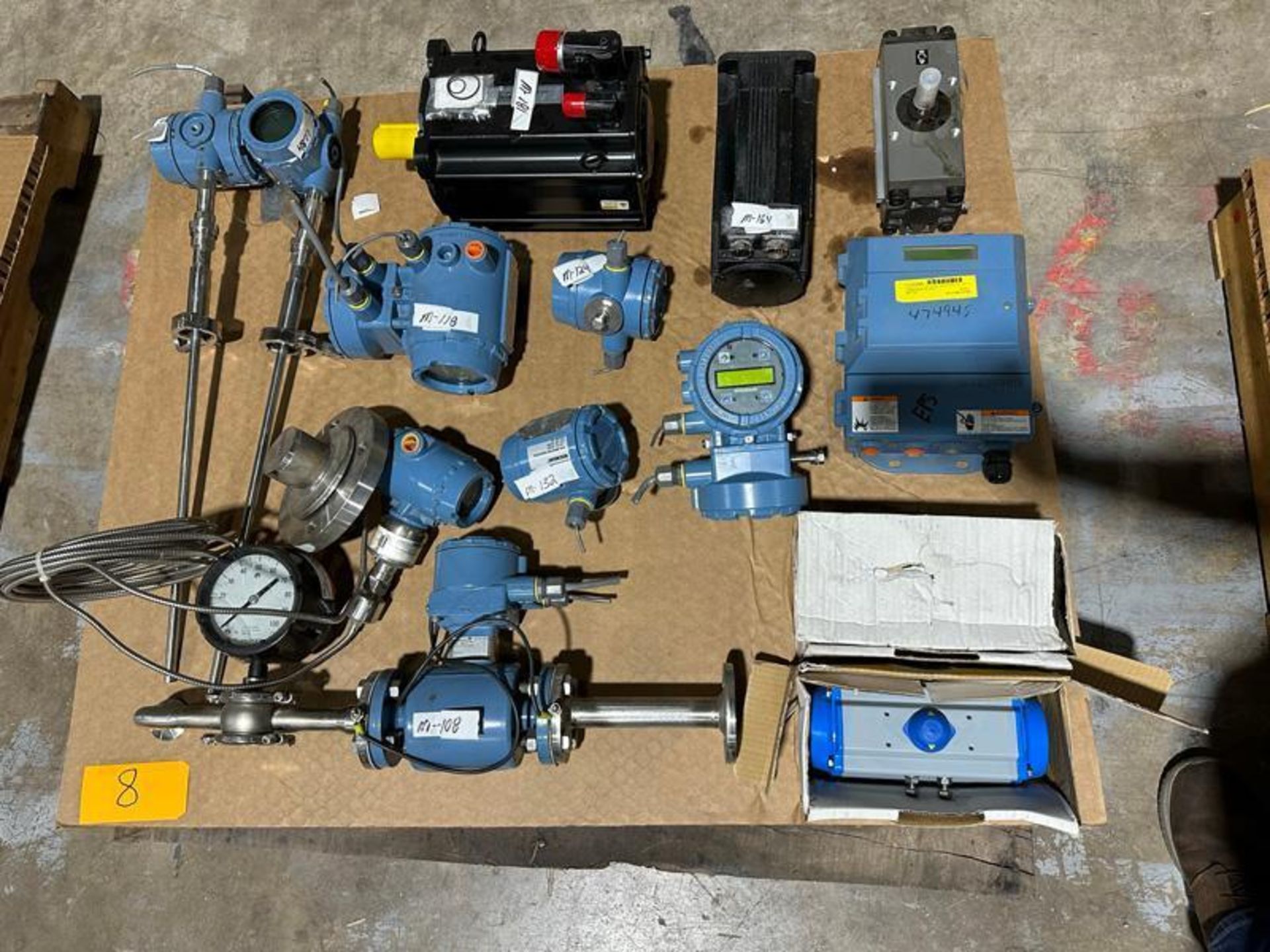 Lot Of New And Used Rosemount Transmitters And Servo Motors