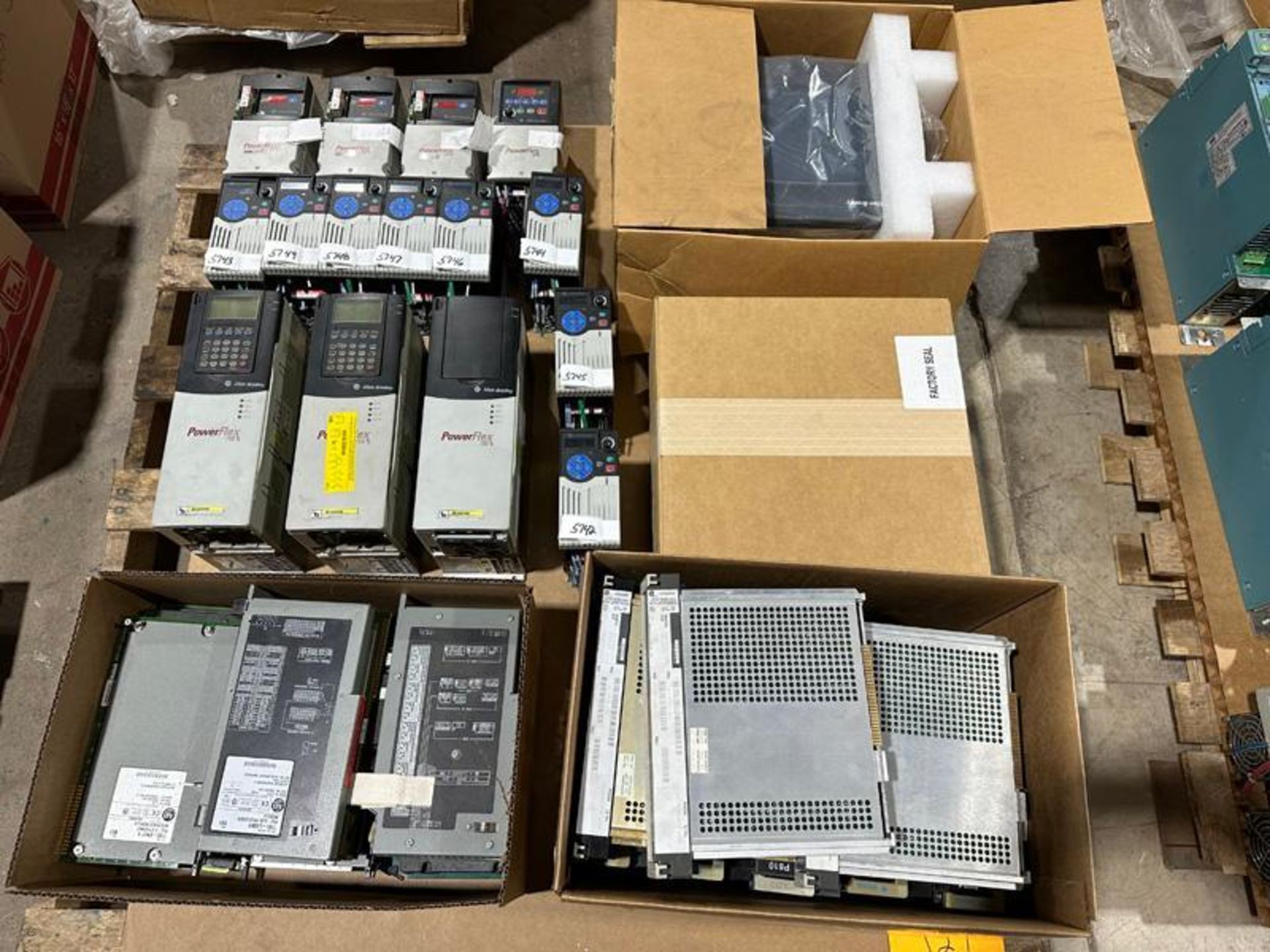 Skid Of Allen Bradley Powerflex Drives And Panelview Screens