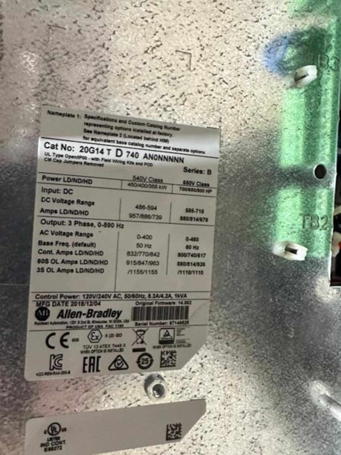 New Allen Bradley Power Unit 20 750 P5 C770740 - Image 5 of 5