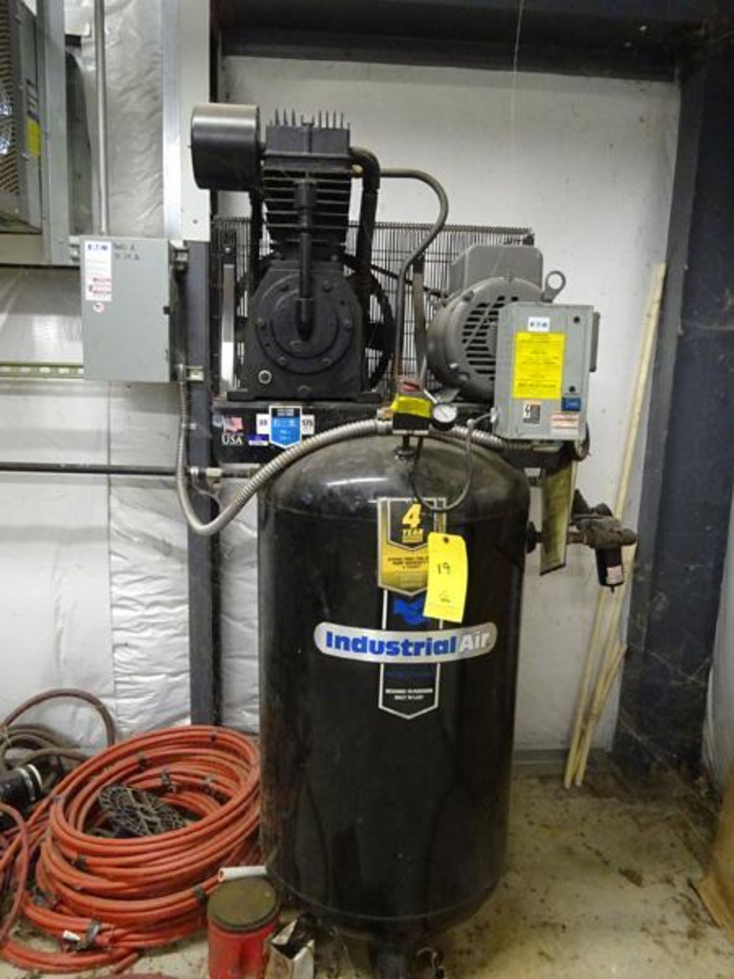 (2) Air Compressors; Ingersoll Rand UP6-10TAS-125 - 10hp Screw Type Air Compressor S/N CBV131457 W/ - Image 3 of 3